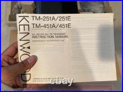 Kenwood TM-451A 430-440MHz 70cm UHF FM Amateur Ham Radio Transceiver