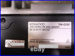 Kenwood TM-G707 10W FM Mode Transceiver 144/430/1200MHz Ham Receiving modified Kenwood TM-G707 10W FM Mode Transceiver 144/430/1200MHz Ham Receiving modified