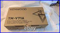 Kenwood TM-V71A VHF/UHF Dual Band Ham Radio Mobile Transceiver 50 watts Kenwood TM-V71A VHF/UHF Dual Band Ham Radio Mobile Transceiver 50 watts