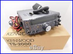 Kenwood TS-2000 DSP Ham Radio Transceiver Working Condition +Hand Mic SN 9800038