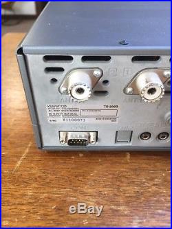 Kenwood TS-2000 HF/VHF/UHF Tranceiver with DRU -3A digital voice recorder