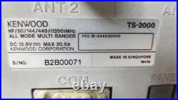 Kenwood TS-2000 Ham Radio Transceiver HF VHF UHF