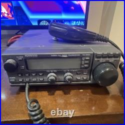 Kenwood TS-255A Mono Band Ham Radio Transceiver LCD Screen Black