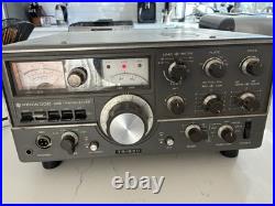 Kenwood TS-520S Vintage Ham radio Tube Hybrid HF Transceiver (turns on, filters)