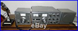 Kenwood TS-520 Complete Station -VFO, Speaker, Mic, Original Box and Manual