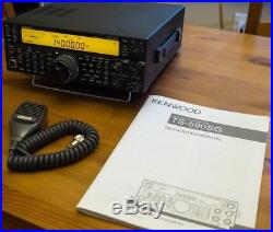 Kenwood TS-590SG HF/6M Transceiver, voice recorder, accessories, manual