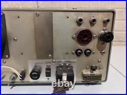 Kenwood TS-820S Vintage HF Ham Radio Transceiver Turned On + Shure Mic