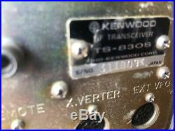 Kenwood TS-830S HF Transceiver For Ham Radio