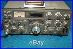 Kenwood TS-830S HF Transceiver Ham Radio SSB CW Tube 160-10m w MC-50 Microphone