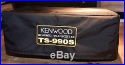 Kenwood TS-990S with Custom Cover Pristine, Original Box, Manuals