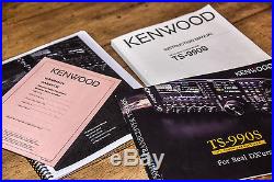 Kenwood TS-990S with Custom Cover Pristine, Original Box, Manuals
