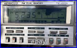 Kenwood TW-4000A FM DUAL BANDER Mobile Transceiver Ham Radio with Durabox
