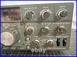 Kenwood Trio TS-820 HF Ham Radio SSB/CW Transceiver Hybrid 160-10M Powers On