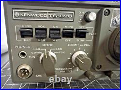 Kenwood Trio TS-820 HF Ham Radio SSB/CW Transceiver Hybrid 160-10M Powers On