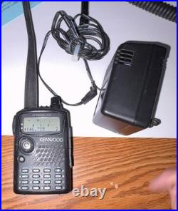 Kenwood th-f6a tri-band 2m/220/440 with HF Receive tested/working with extras