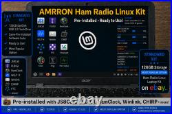 Linux Ham Radio Laptop Kit 128GB HamClock Digital Modes JS8Call FLDIGI SDR