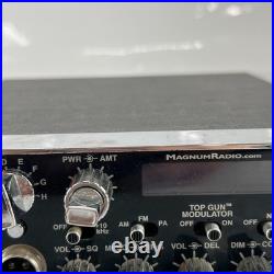 MAGNUM S6 TEN METER RADIO AM FM With ASTATIC MIC LOOK