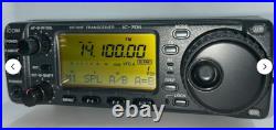 MARS MOD ICOM IC-706 HF/VHF All Mode Transceiver 100W + Mic Excellent Cond
