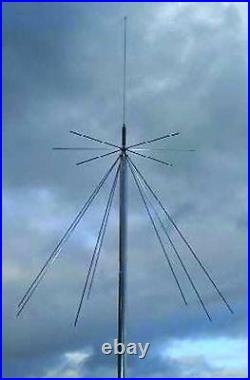MFJ-1868 Vertical antenna, 6m-23cm discone, UHF