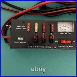 MFJ Model MFJ-1128 DC Power Distribution Strip DC Outlet Panel Ham Radio