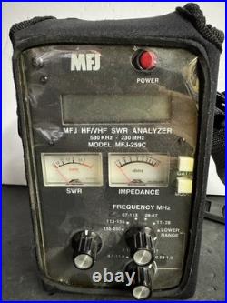 MFJ enterprises MFJ-259C Antenna Analyzer 0.53-230 MHz Untested