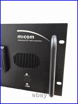 MICOM RM125 MICOM-3 HF Radio M91+G638 Rack Mount Powers On