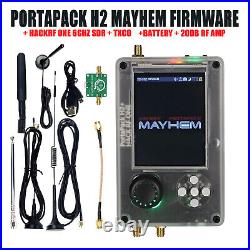 Mayhem Portapack H2 Firmware + HackRF One 6GHz SDR+ TXCO +Battery+20dB RF AMP DA