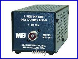Mfj-264 Dry Dummy Load, 1.5kw, 0-600 Mhz, SO-239 Input
