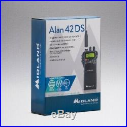 Midland Alan 42 DS AM FM Multi Band Mobile Handheld CB Transceiver Radio +Cover