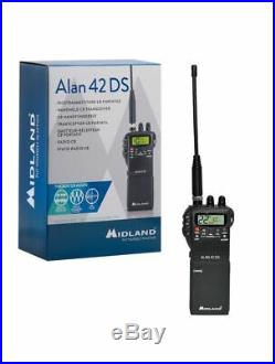 Midland Alan 42 DS AM FM Multi Band Mobile Handheld CB Transceiver Radio +Cover