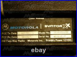 Motorola Syntor X Dual Radio HHCH System on 2 meters and 6 /10 Meters