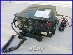 Motorola URC-110 VHF UHF Military Satcom Manpack Radio Transceiver WithAccessories