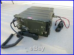 Motorola URC-110 VHF UHF Military Satcom Manpack Radio Transceiver WithAccessories