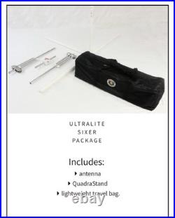 NEW HORIZON ULTRALITE SIXER POTA PACKAGE HAM RADIO ANTENNA, Quadra Stand & Bag