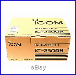 NEW ICOM IC-2300H VHF 65W EXP TX/RX 136-174 MIL-STD810 Transceiver Mobile Radio