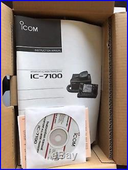 NEW ICOM IC-7100 HF50MHz144MHz430MHzSSBCWRTTYAMFMDV100W Transceiver