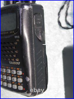 NOT TESTED YAESU VX-5 VX-5R 50/144/430 Tri-Band HEAVY DUTY FM TRANSCEIVER VX5