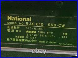 National Rjx-610 Ssb/Cw Transceiver Hf Radio Shortwave Ham Radio Transceiver National Rjx-610 Ssb/Cw Transceiver Hf Radio Shortwave Ham Radio Transceiver