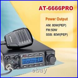 New AnyTone AT-6666PRO 10-Meter Mobile Transceiver Add a Programming Cable