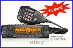 New Anytone AT-5888UV III Tri-Band 40-50W 144 & 220 & 440MHz Mobile Radio NIB