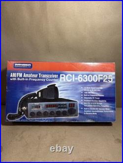 New Old Stock Ranger RCI Amateur AM/FM Transceiver RCI-6300F25 With Microphone