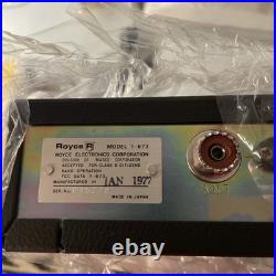 New Royce 1-673 VTG 1977 Gyro Lock Mobile Citizen band Transceiver 40 Channel New Royce 1-673 VTG 1977 Gyro Lock Mobile Citizen band Transceiver 40 Channel