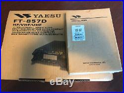 New in Box Yaesu FT-857D 100W HF VHF UHF Multi Mode Mobile Transceiver & YSK-857