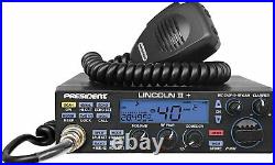 Newest PRESIDENT LINCOLN II+ PLUS Digital AM FM CW SSB 10/12m Ham RADIO 50 Watt