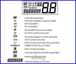 President Richard 10 Meter Radio, HAM Radio Transceiver with 7 Color Display