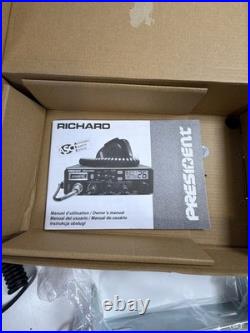 President Richard 10m 50W FM/AM Radio Transceiver Black