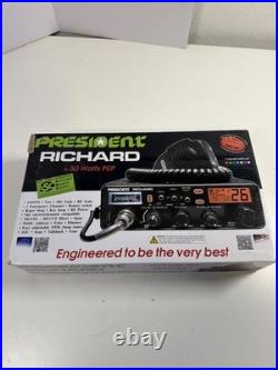 President Richard 10m 50W FM/AM Radio Transceiver Black