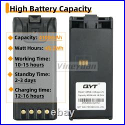 QYT CB-58 Walkie Talkie 27MHz AM/FM CB Ham Radio Transceiver Handheld 4W 4100mAh QYT CB-58 Walkie Talkie 27MHz AM/FM CB Ham Radio Transceiver Handheld 4W 4100mAh