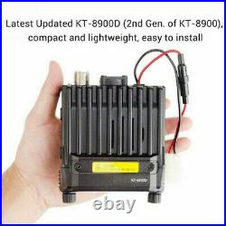 QYT KT-8900D Dual Band Quad Standby 25W VHF UHF Car/Trunk Ham Mobile Radio PRO