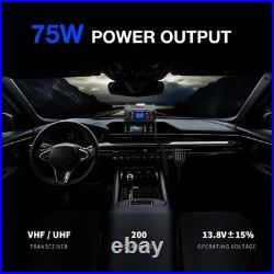 QYT KT-980 Plus Car Radio VHF/UHF Long Distance 50W Ham Radio Station+USB Cable